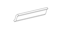 96" L x 3 1/2" H x 3/4" D CM3.5-0