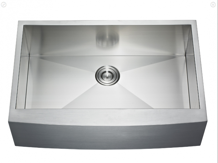 327/8"W*221/4D*9"H undermount sink 3222S-16G-0