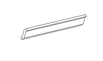 96" L x 2 1/2" H x 3/4" D CM2.5-0