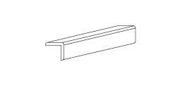 96" L x 3" H x 3/4" D OCM-0