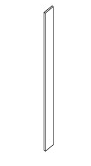 96" L x 3" H x 3/4" D TF396-0