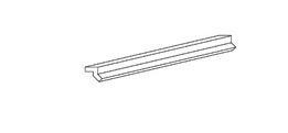 96" L x 1 3/4" H x 3/4" D LM-0